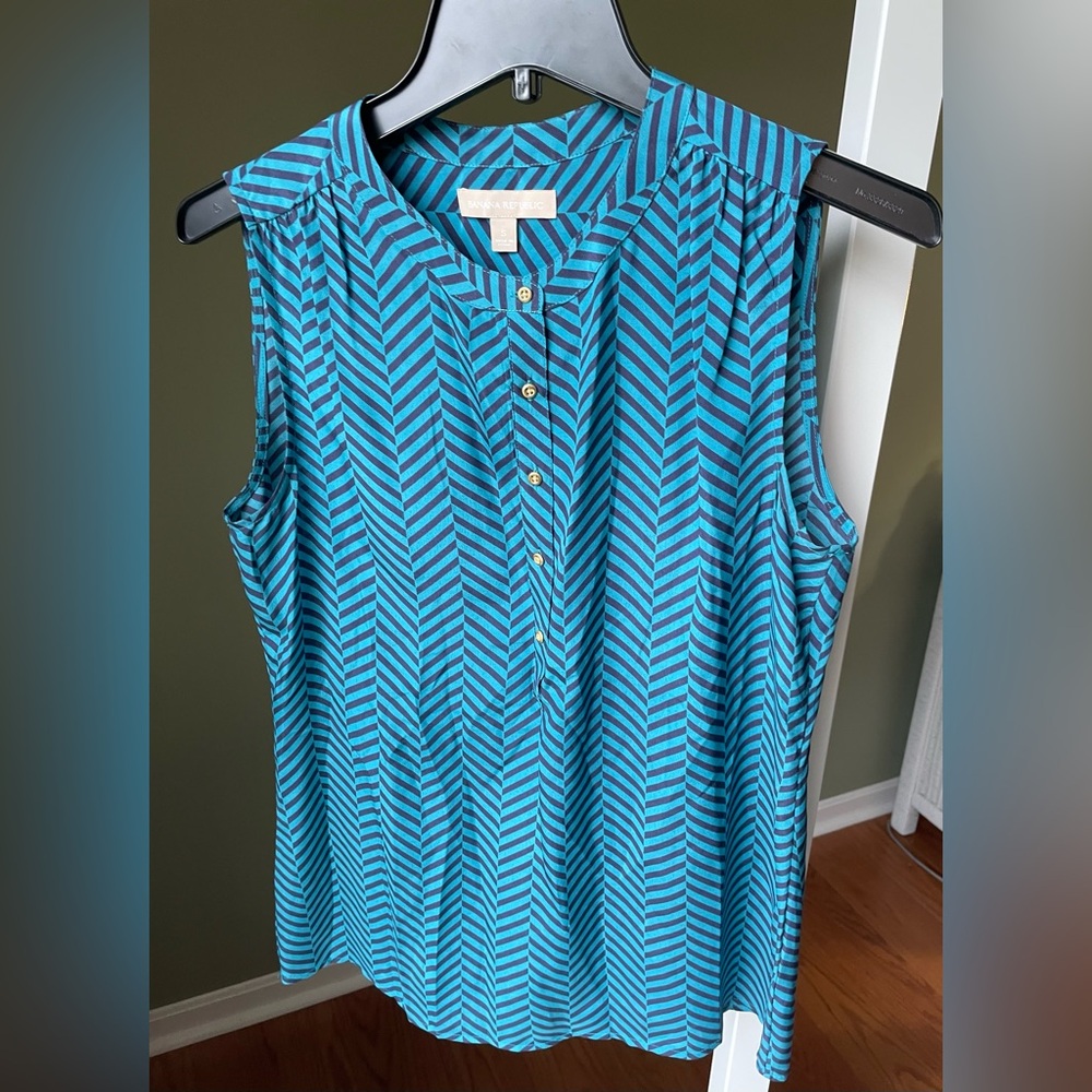 Banana Republic , silk sleeveless blouse